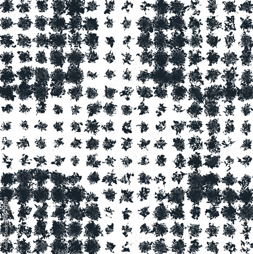 Texture with noisy spots of varying density
