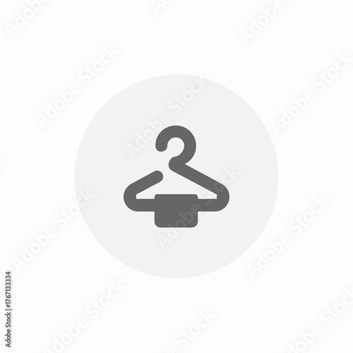 towel hanging icon sign vector