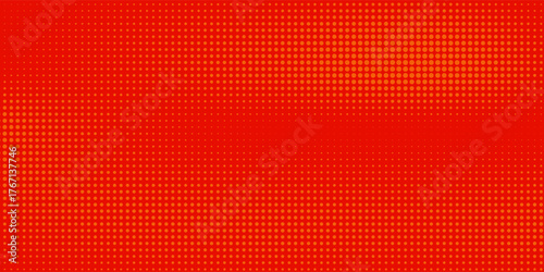Abstract dotted halftone orange color pattern gradient. Fresh color background. Modern vector design.