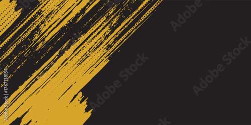 Abstract sport cyan yellow grunge brush texture background