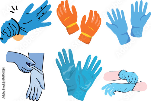 a vector of Gloves 