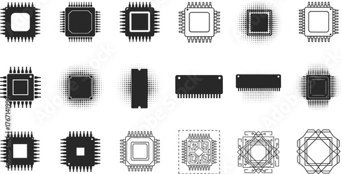 Microchip, integrated circuit, semiconductor, processor, technology, hardware, electronics, digital, motherboard, silicon, computing, innovation, engineering, design, schematic, transistor, chip