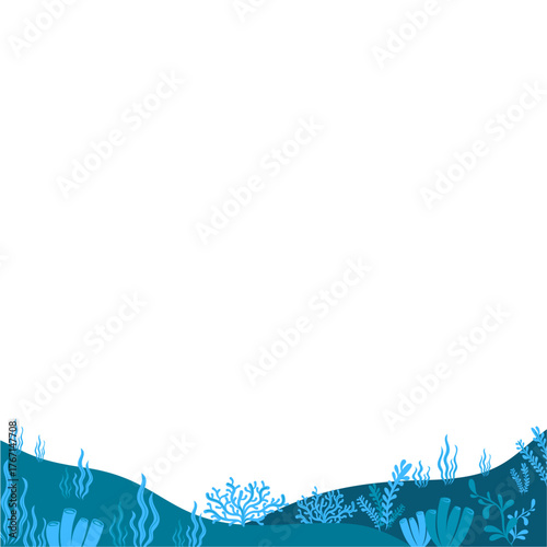 Seabed View Illustration