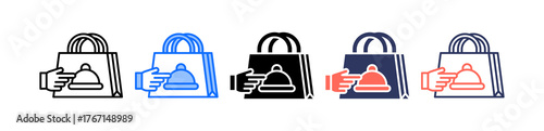 Food Delivery multiple icon
