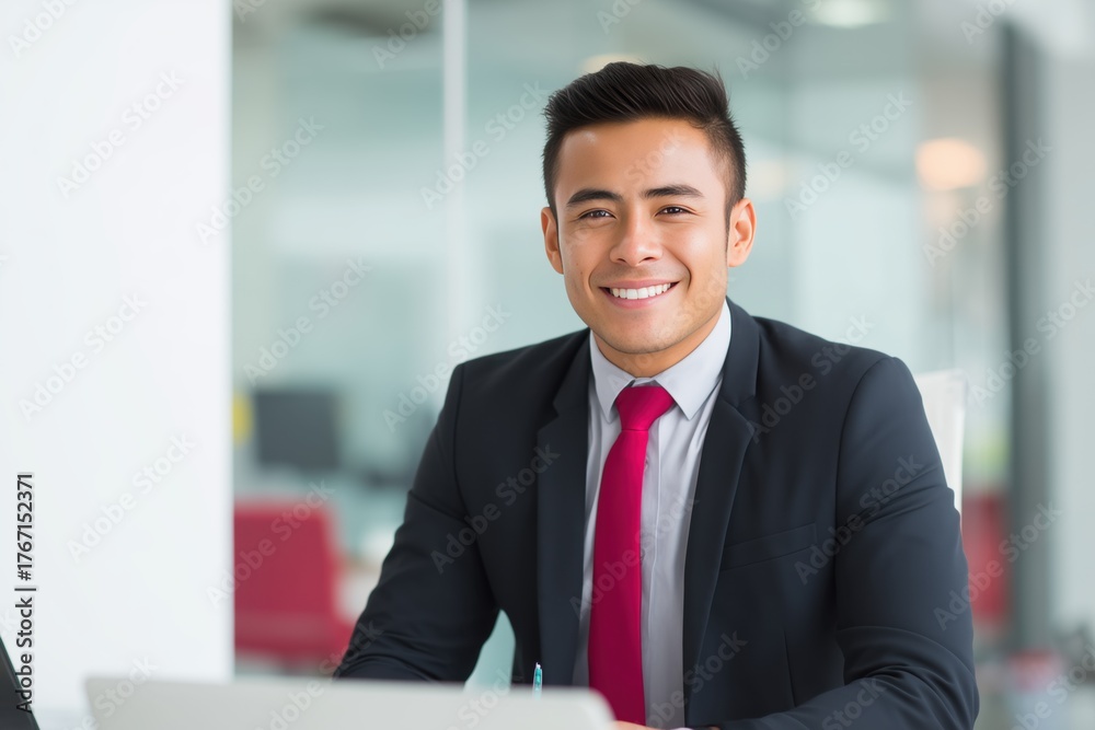 Fototapeta premium Smart and confident CEO in Modern Office