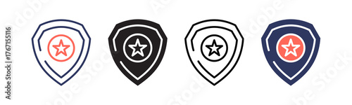 Shield multiple icon