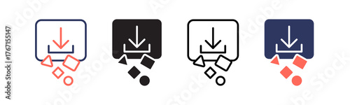 Download multiple icon