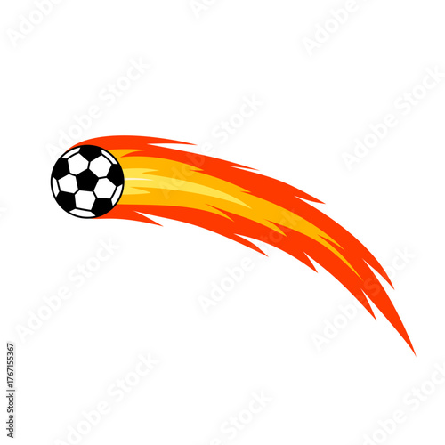 Fiery Sports Ball