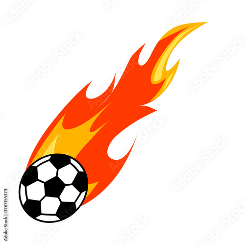 Fiery Sports Ball