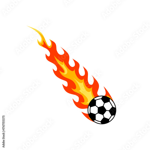 Fiery Sports Ball