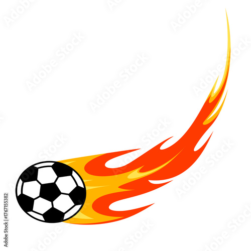 Fiery Sports Ball