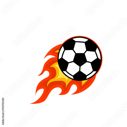Fiery Sports Ball