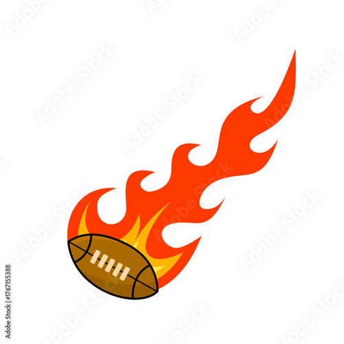 Fiery Sports Ball