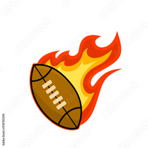 Fiery Sports Ball