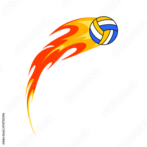 Fiery Sports Ball