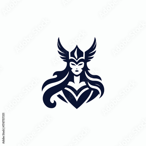 Valkyrie Goddess Logo