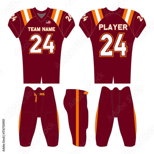 Dynamic sports jersey design — perfect for teams, athletes, and designers. Fully editable digital file for customizing colors, logos, and names. Ideal for print or merchandise use
