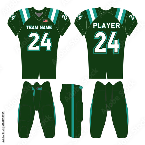 Dynamic sports jersey design — perfect for teams, athletes, and designers. Fully editable digital file for customizing colors, logos, and names. Ideal for print or merchandise use