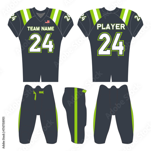 Dynamic sports jersey design — perfect for teams, athletes, and designers. Fully editable digital file for customizing colors, logos, and names. Ideal for print or merchandise use