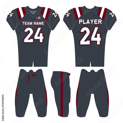 Dynamic sports jersey design — perfect for teams, athletes, and designers. Fully editable digital file for customizing colors, logos, and names. Ideal for print or merchandise use