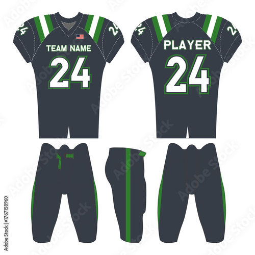Dynamic sports jersey design — perfect for teams, athletes, and designers. Fully editable digital file for customizing colors, logos, and names. Ideal for print or merchandise use