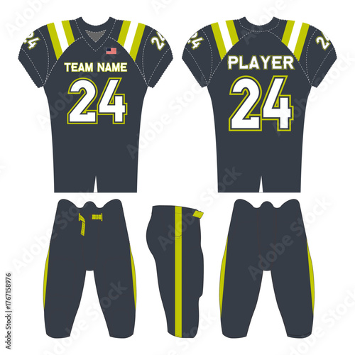 Dynamic sports jersey design — perfect for teams, athletes, and designers. Fully editable digital file for customizing colors, logos, and names. Ideal for print or merchandise use
