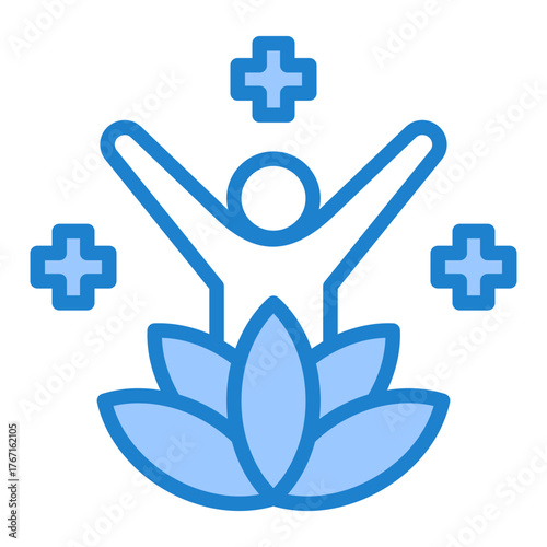 Holistic Icon - Blue Style