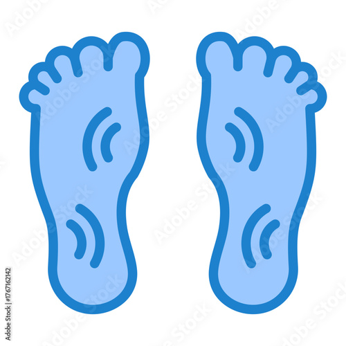 Reflexology Icon - Blue Style