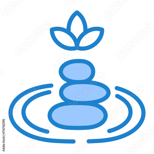 Tranquility Icon - Blue Style