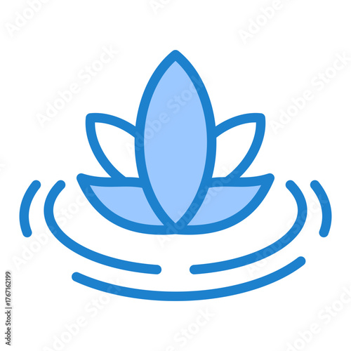 Calm Icon - Blue Style