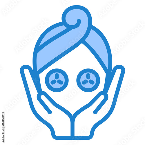 Pampering Icon - Blue Style