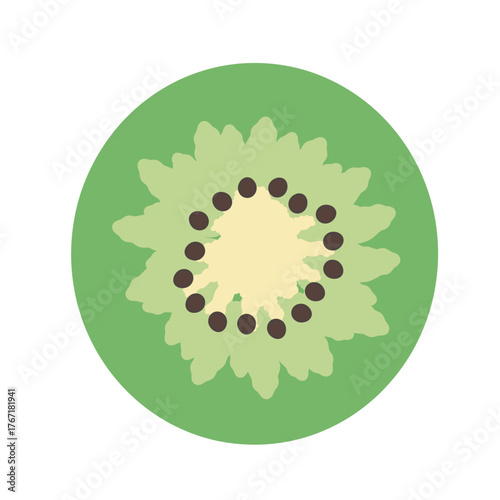 キウイフルーツ　イラスト
