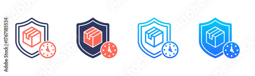 Warranty Period Icon Pack In Multiple Styles