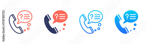 Hotline Icon Pack In Multiple Styles