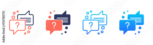 Help Line Icon Pack In Multiple Styles