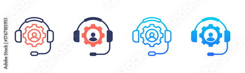 Assistance Icon Pack In Multiple Styles