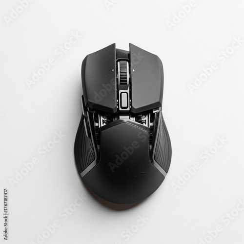 Gaming Mouse Stock Photo: White Background, Clean Studio Shot