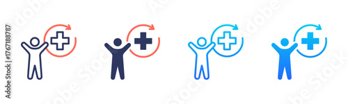 Rehabilitation Icon Pack In Multiple Styles