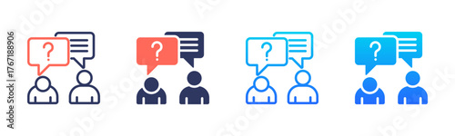 Counseling Icon Pack In Multiple Styles