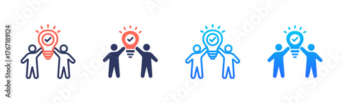 Teamwork Icon Pack In Multiple Styles