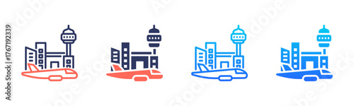 Aircraft Icon Pack In Multiple Styles