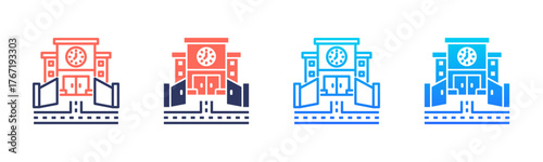 School Icon Pack In Multiple Styles