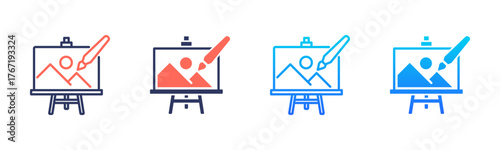 Art Class Icon Pack In Multiple Styles