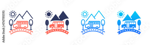 Field Trip Icon Pack In Multiple Styles