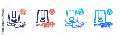 Contaminated Playground Icon Pack In Multiple Styles