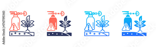 Pesticide Residue Icon Pack In Multiple Styles