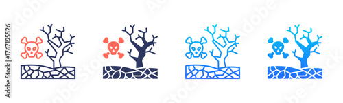Soil Contamination Icon Pack In Multiple Styles