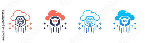 Artifact Storage Icon Pack In Multiple Styles