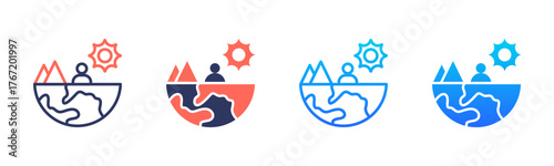 Environment Icon Pack In Multiple Styles