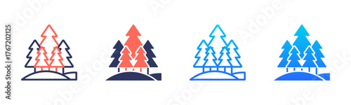 Forest Icon Pack In Multiple Styles